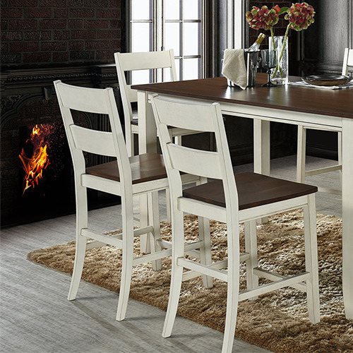 DORIAN wood dining table malaysia dining chairs are place neatly and the utensils on the dining table