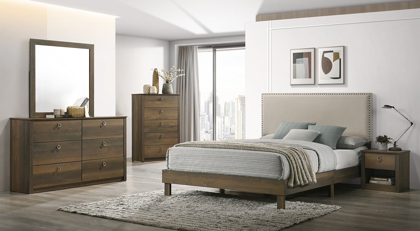 HELDI wooden bed malaysia overview on the earthy colour palette and essence of rustic living