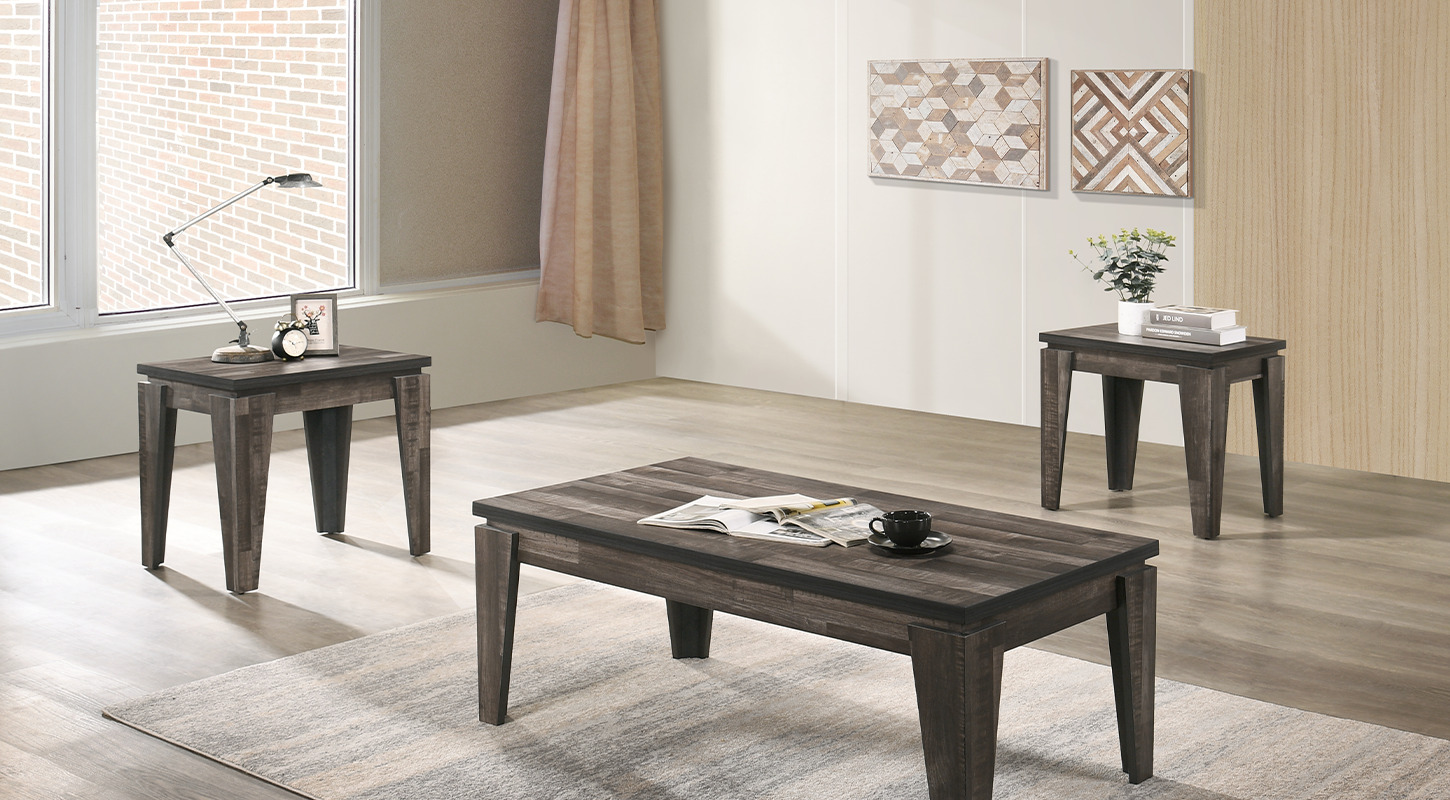 JULIE occasional coffee table set overview of the modern, comfort and visual harmony table set