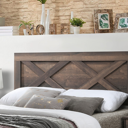 RAMON bedroom set malaysia backrest, bed set, decor frame and trinkets are all about woodland