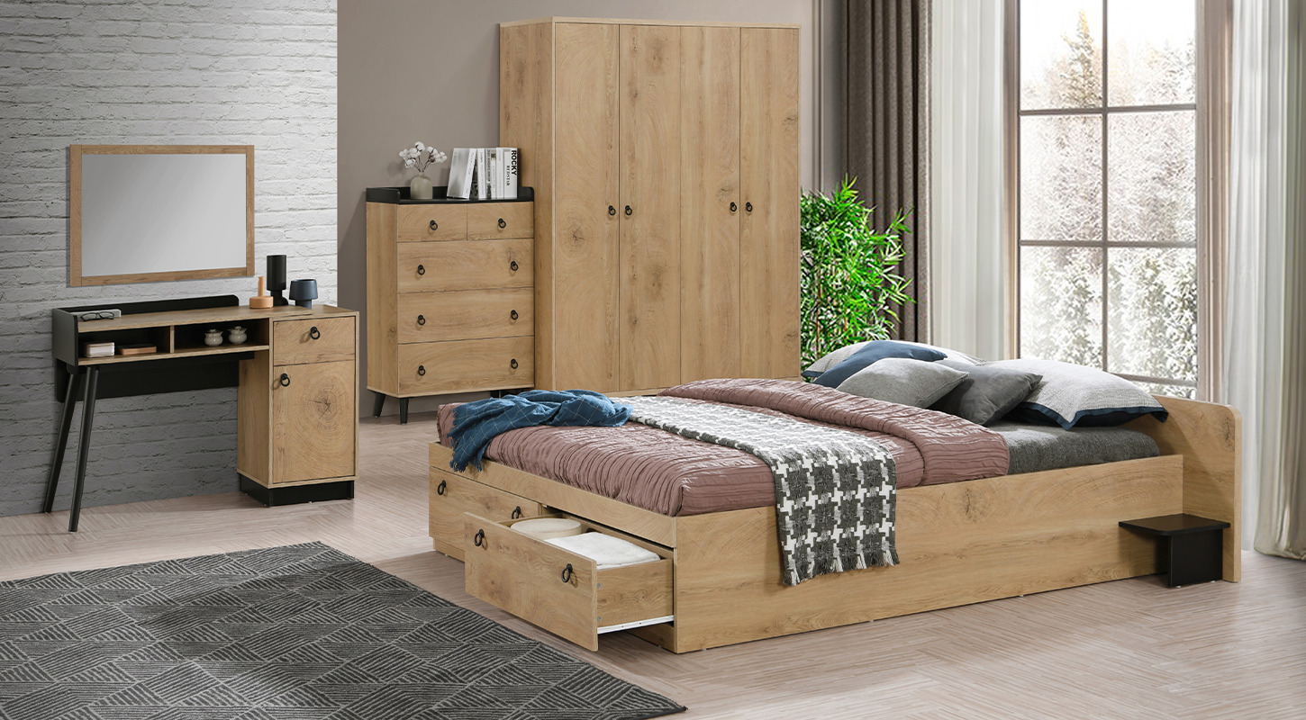 SELENA bedroom furniture set malaysia overview on understated elegance with functionality bedroom design