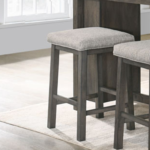 TOSSA dining furniture malaysia light grey stool chair padded with cotton seat pad place on carpets